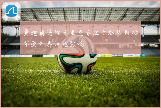 费迪南德称卡里克专注于球队目标不受外界评论影响